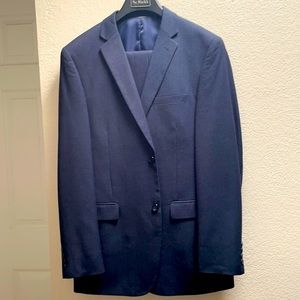 Custom Slim Fit 3-Piece Blue Suit
